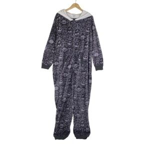 Disney Nightmare Before Christmas Jack Skellington One Piece Pajama Suit Sz 3XL
